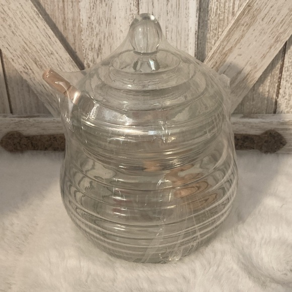 Target BP Large GLASS Honey Pot - Picture 3 of 7